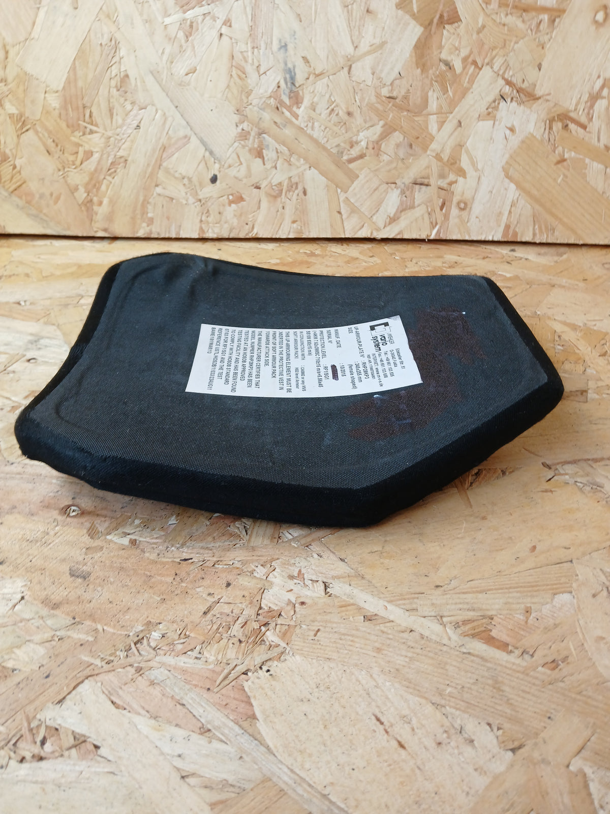 Mehler Female Ballistic Plate - Level RF1/SG1 - 245x285mm - RHP28KP3