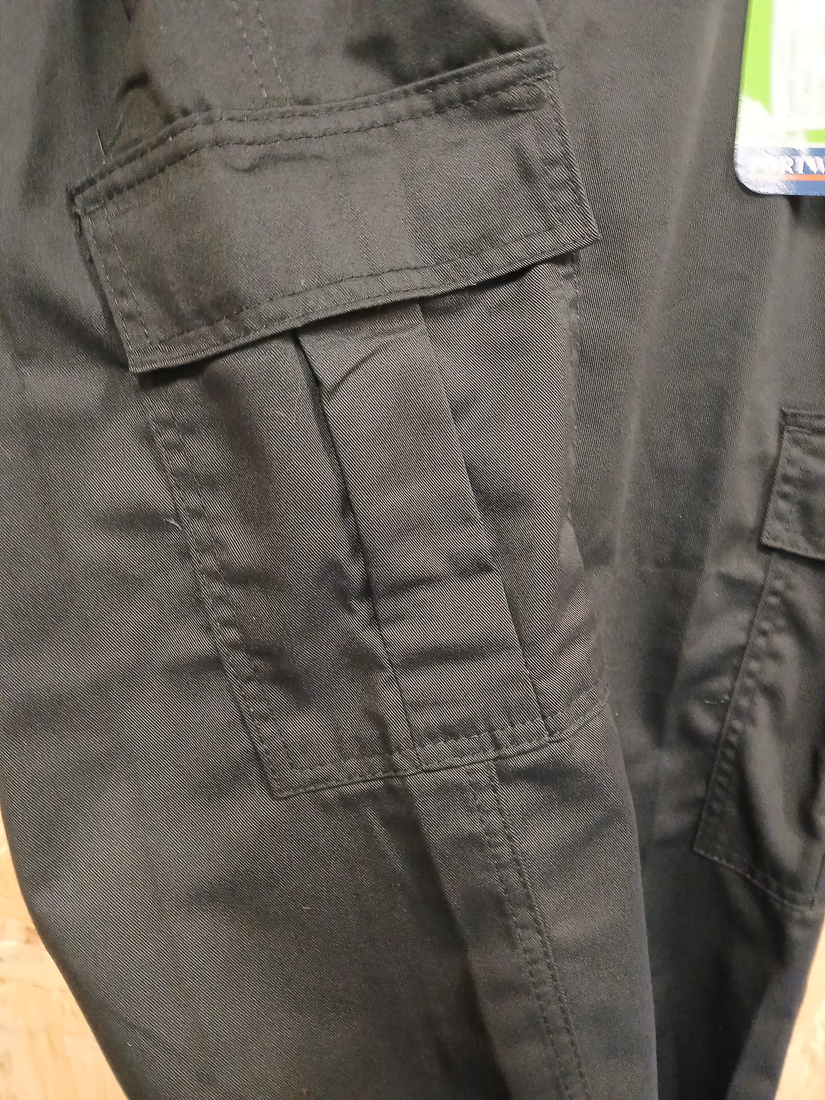 Portwest Combat Work Trousers - Black 36" regular