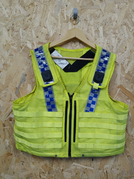 Ex-Police Aegis Safariland MOLLE Tactical Vest - Hi-Visibility Grade B