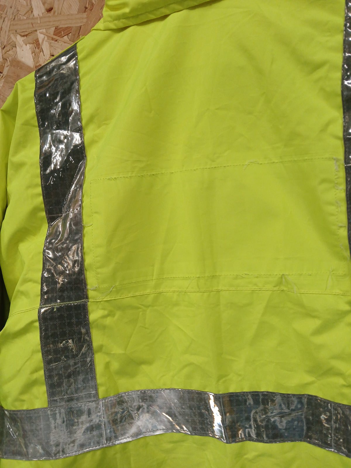 Ilasco British Police Waterproof Jacket - Yellow Hi-Vis Male Medium