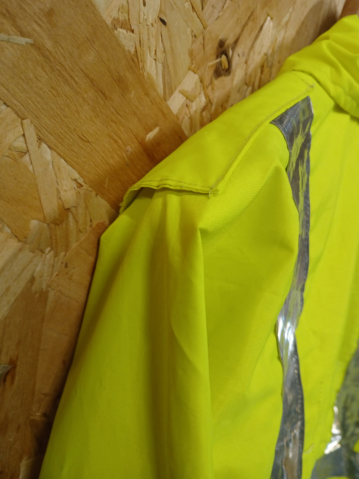 Ilasco British Police Waterproof Jacket - Yellow Hi-Vis Male Medium