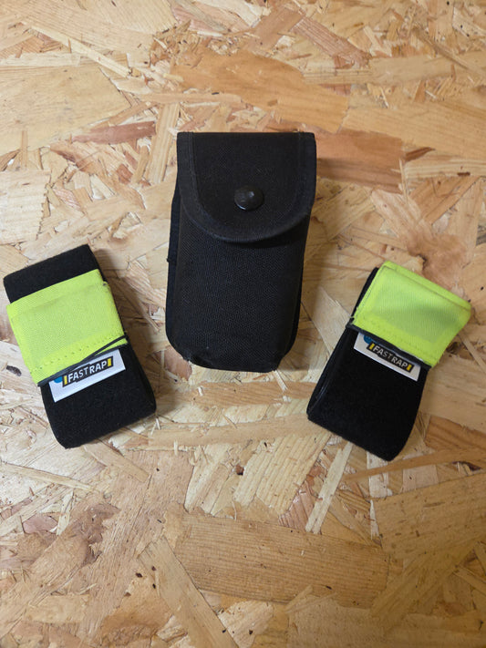 British Police Klickfast Leg Restraints With Pouch