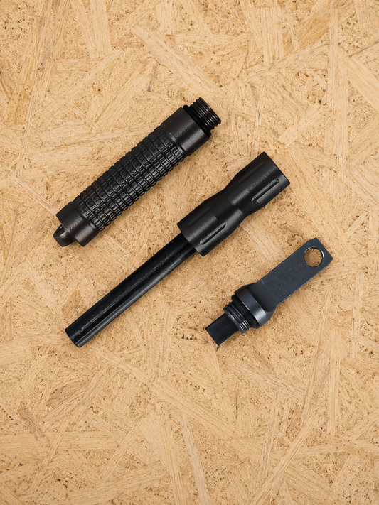 Elite Fire Starter Spark Rod Lighting Tool Ferro Survival Camping Kit