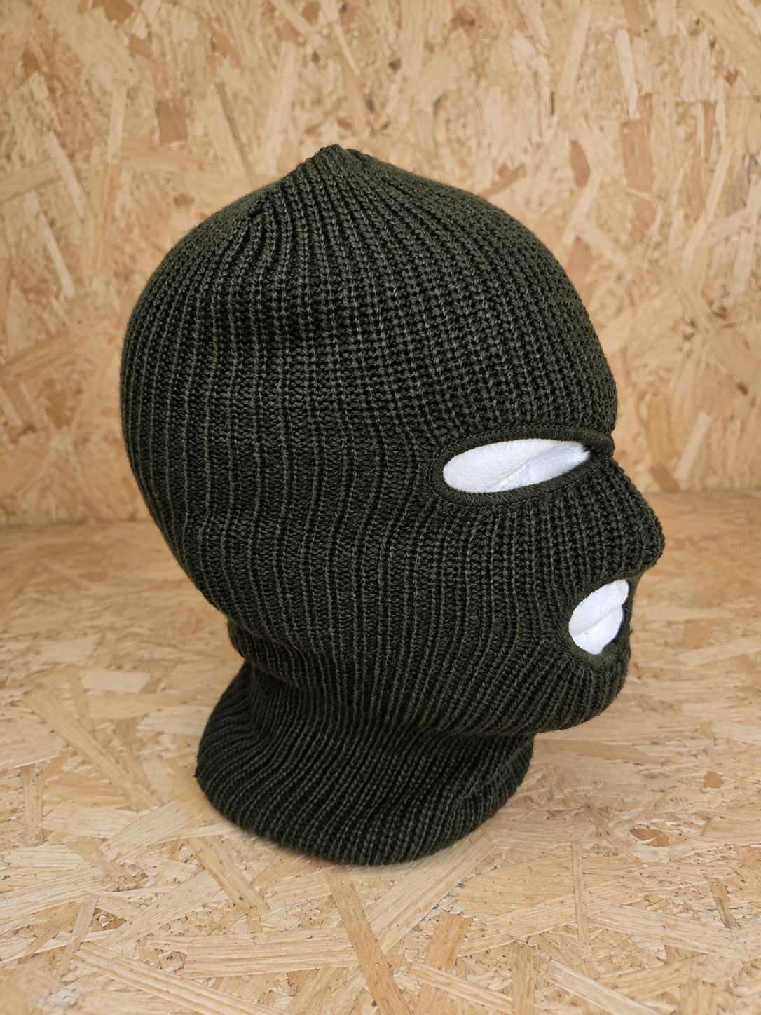 Balaclava - Olive Green Three Hole