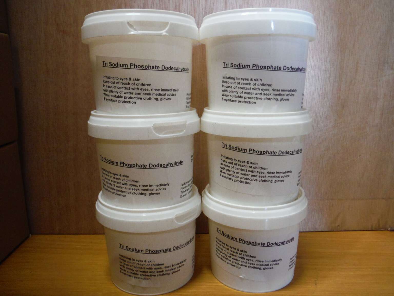 Trisodium Phosphate Dodecahydrate TSP Cleaner/Degreaser 6x250g Bogey